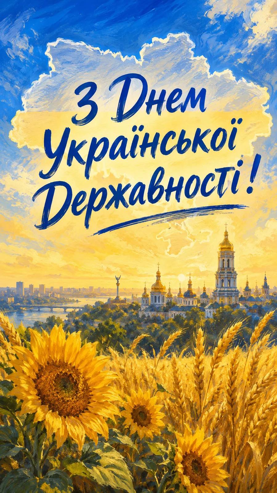 Детальніше про статтю З ДНЕМ УКРАЇНСЬКОЇ ДЕРЖАВНОСТІ!