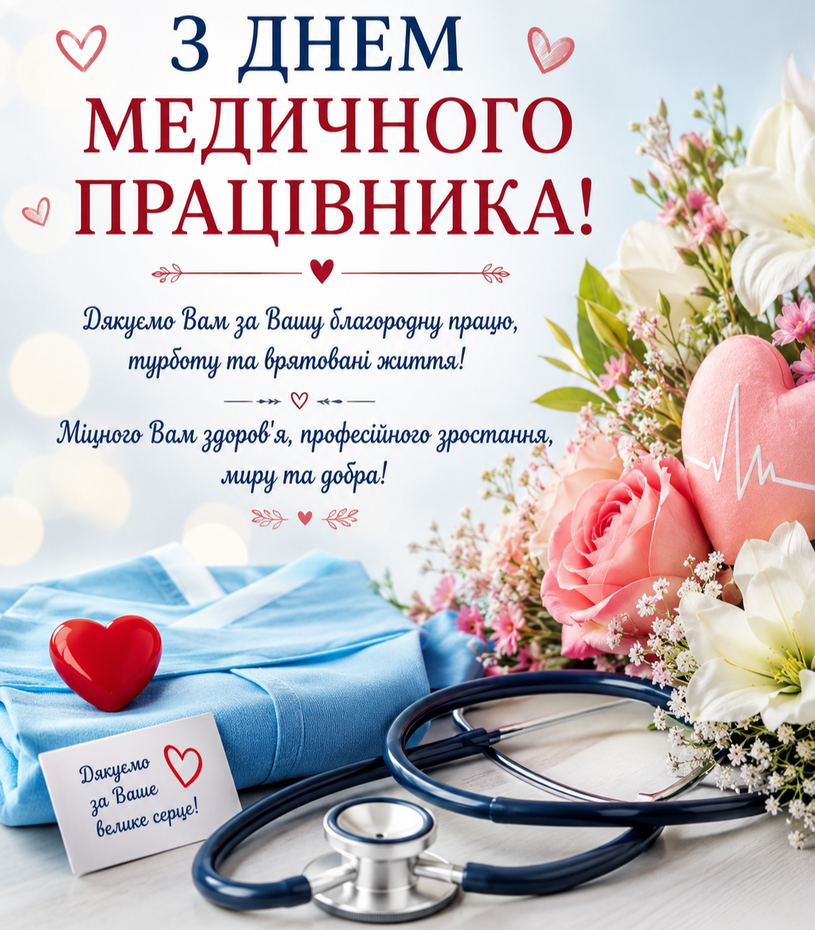 Детальніше про статтю З ДНЕМ МЕДИЧНОГО ПРАЦІВНИКА!