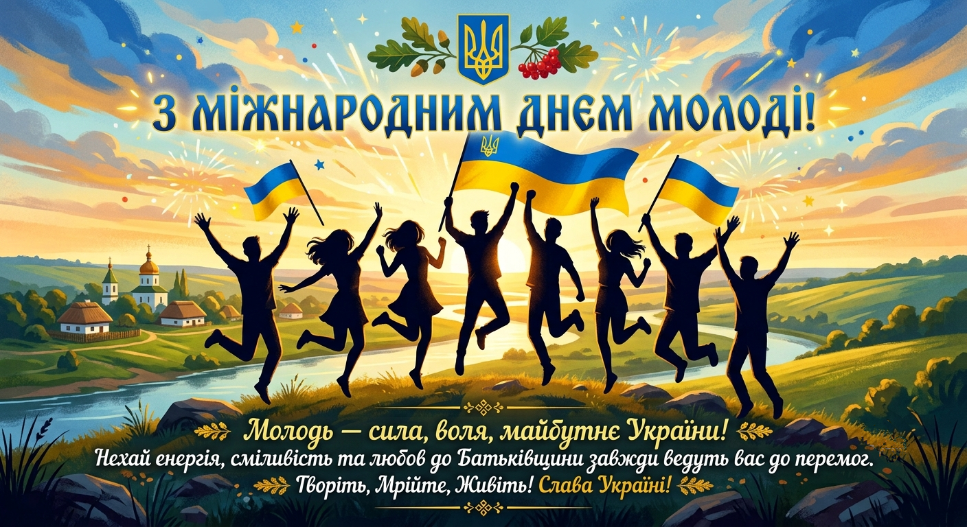 Детальніше про статтю З МІЖНАРОДНИМ ДНЕМ МОЛОДІ!